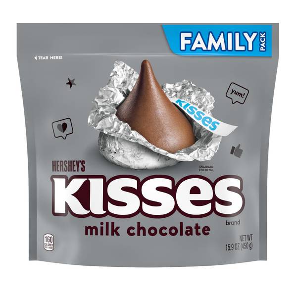 Photo of Hershey's Milk Chocolate Kisses 15.9oz Family Pack