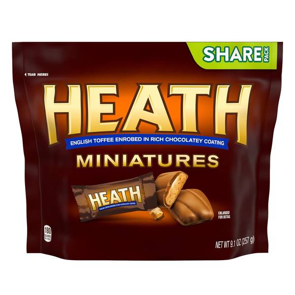 Photo of 9.1 oz Miniatures Chocolatey English Toffee Candy Share Pack