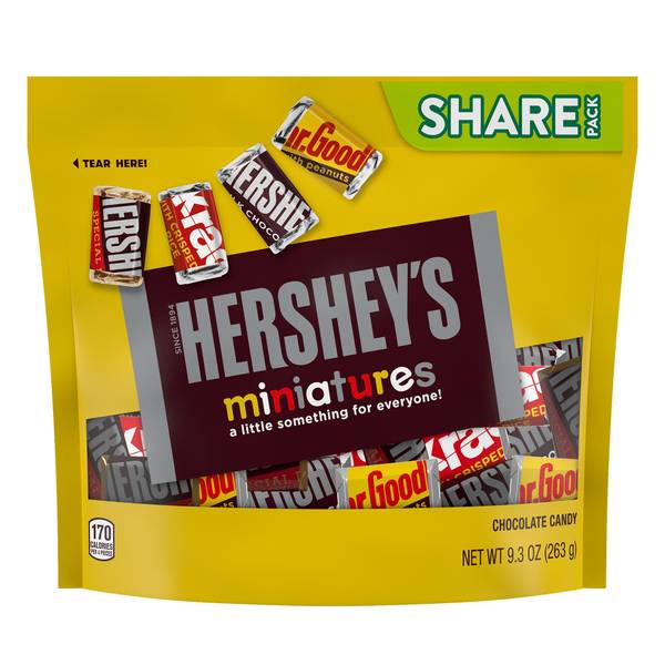Photo of 9.3oz Hershey's Miniatures Assorted Chocolate Share Pack