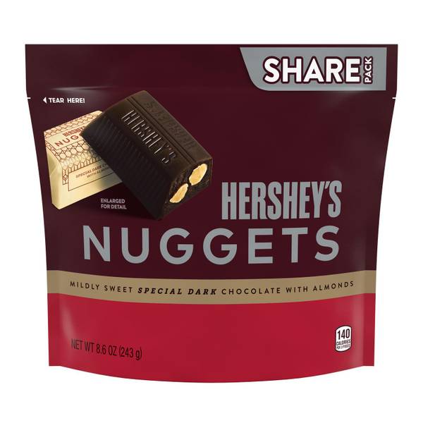 Photo of 8.6oz Hershey's Special Dark Chocolate Almond Nuggets Share Pack