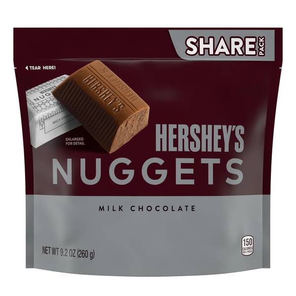 Photo of 9.2oz Hershey Milk Chocolate Nuggets Share Pack