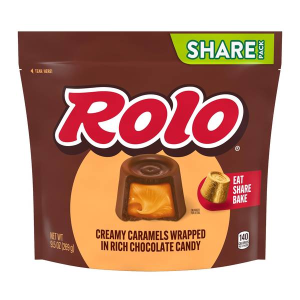 Photo of 9.5 oz Rich Chocolate Caramels Candy Share Pack