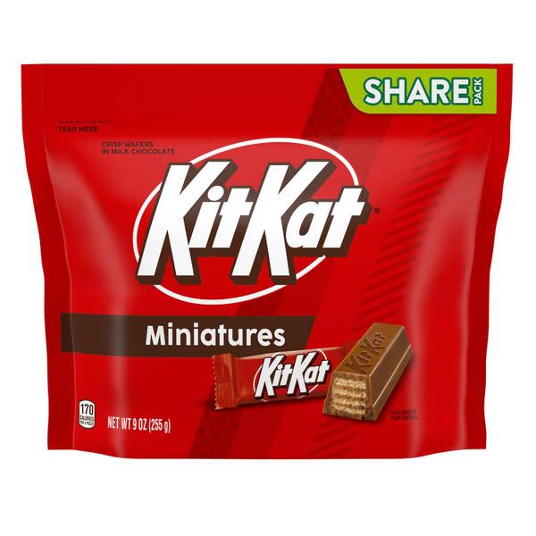 Photo of Miniatures Milk Chocolate Wafer Candy Share Pack, 9 oz