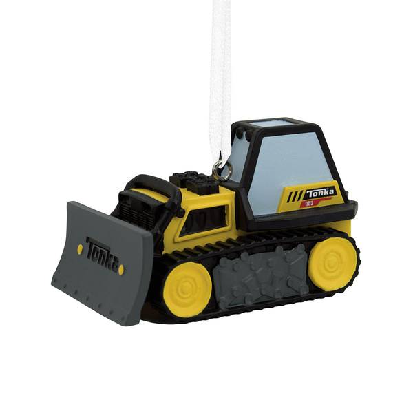 Hallmark Christmas Ornament Hasbro Tonka Bulldozer - Black