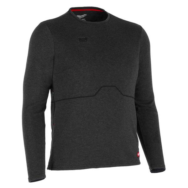 Milwaukee Heated Merino Wool Crew Neck Long Sleeve Baselayer Black Size Large - M500B-21L