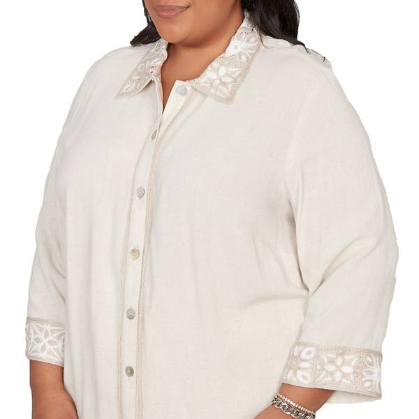 Alfred Dunner Women's Crochet Trim Jacket - 34130YK-274-S