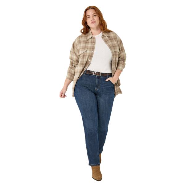 Photo of Women's Stretch Relaxed Fit Straight Leg Jeans