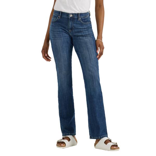 Photo of Women's Stretch Relaxed Fit Straight Leg Jeans