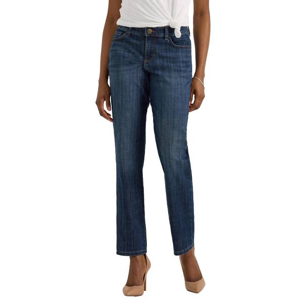 Photo of Women's Stretch Relaxed Fit Straight Leg Jeans
