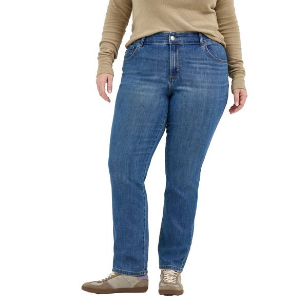 Photo of Women's Stretch Relaxed Fit Straight Leg Jeans