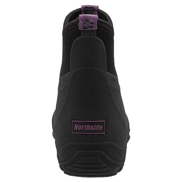 Northside Womens Ponderosa Low Neoprene Boot, BLACK/ BERRY, 6