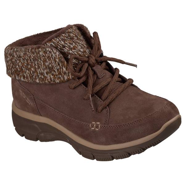 Skechers Hands Free Slip-Ins Womens Easy Going Fall Odyssey Flat Heel Chukka Boots, 10 Medium, Brown