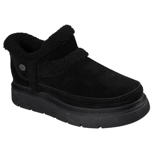 Skechers Bobs Hands Free Slip-Ins Womens Keepsakes Lite Winter Snug Flat Heel Winter Boots, 6 1/2 Medium, Black