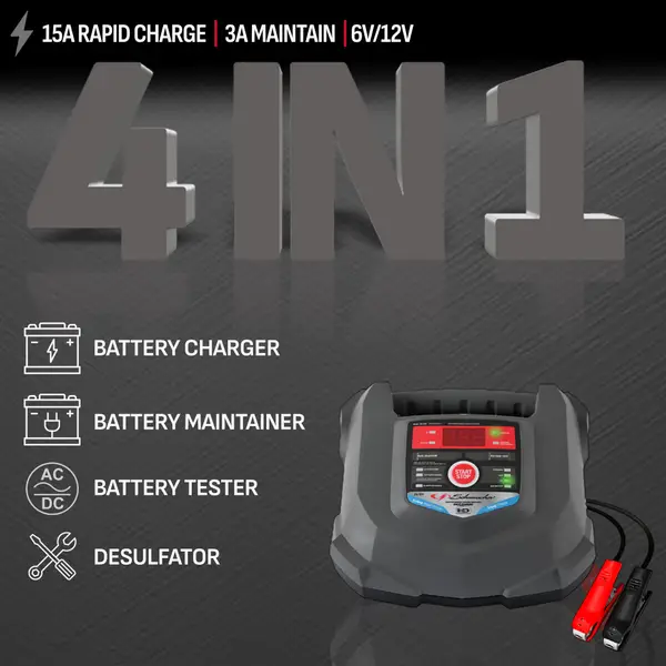 Schumacher Electric SC1326 15 Amp Car Battery Charger and