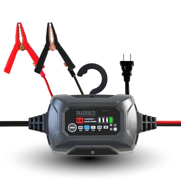 Photo of Electric RUGGED SC1682 5Amp Car Battery Charger and Maintainer