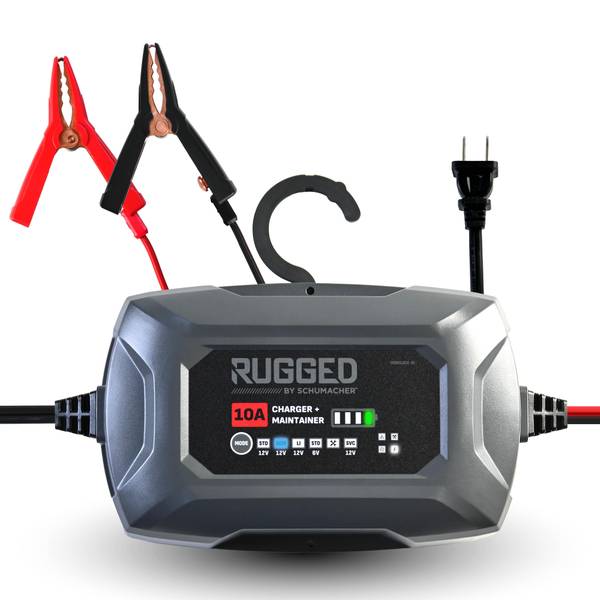 Photo of Electric RUGGED SC1684 10Amp Car Battery Charger and Maintainer