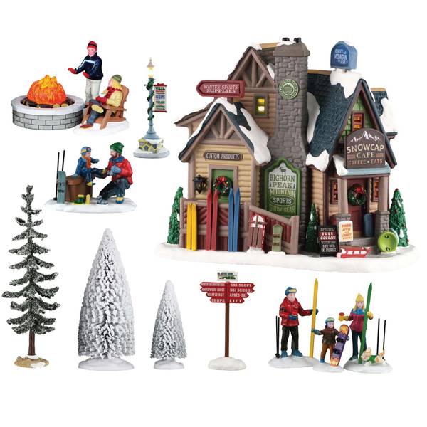 Lemax Bighorn Peak Snow Gear Set – 20% Off