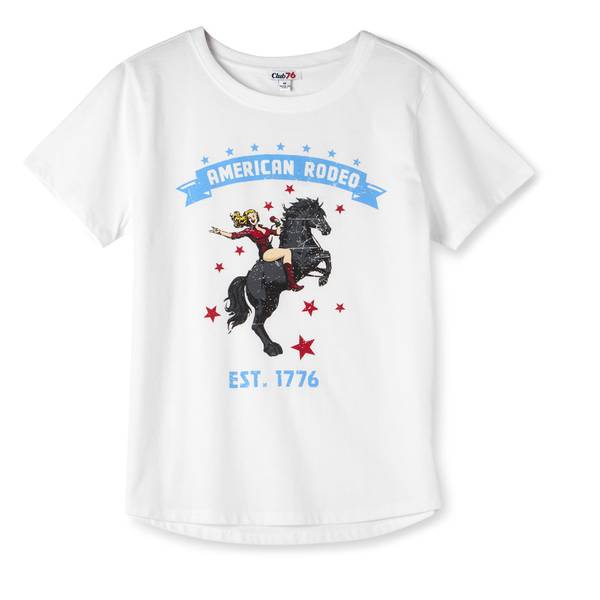 Photo of Women's Short Sleeve "American Rodeo" Tee