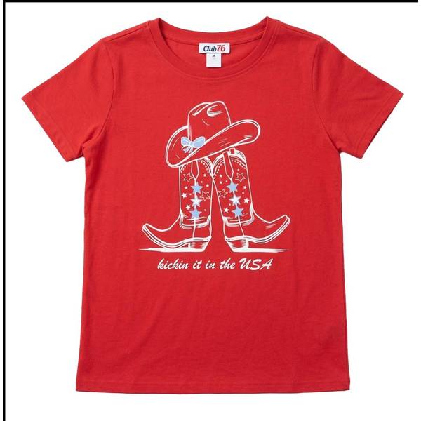 Photo of Girl's Kickin' It USA Tee