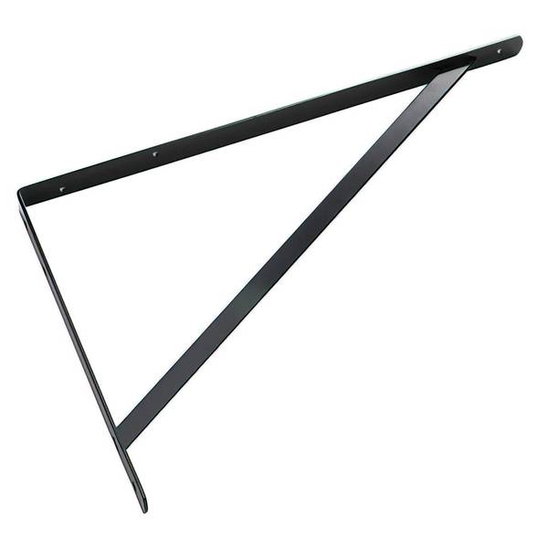 Photo of 20" Heavy-Duty Black Shelf Bracket