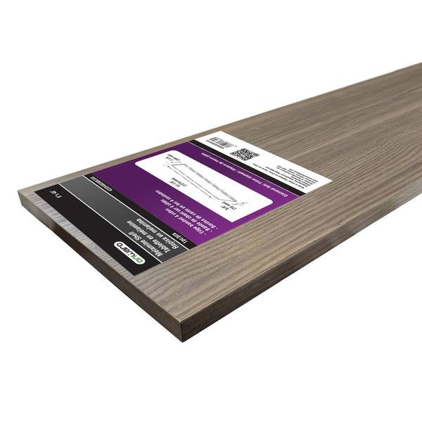 Photo of 8"X48"X5/8" Melamine Shelf- Diamond Ash