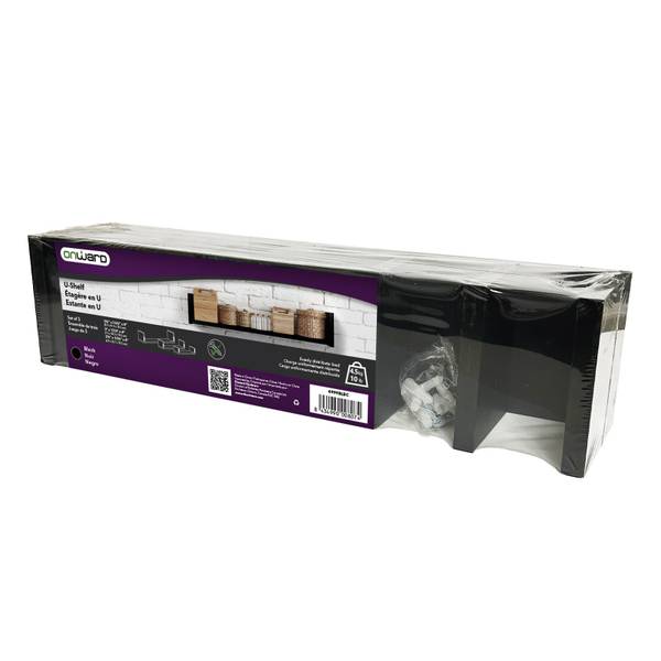 Photo of 3 Pack U Shelf- Black
