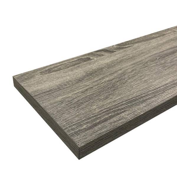Photo of 35.5"X9.25"X1" Floating Shelf- Diamond Ash