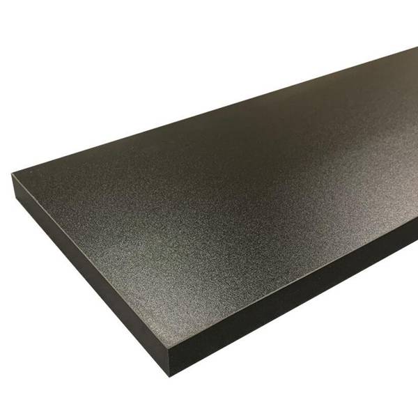 Photo of 24"X9.25"X1" Floating Shelf- Black