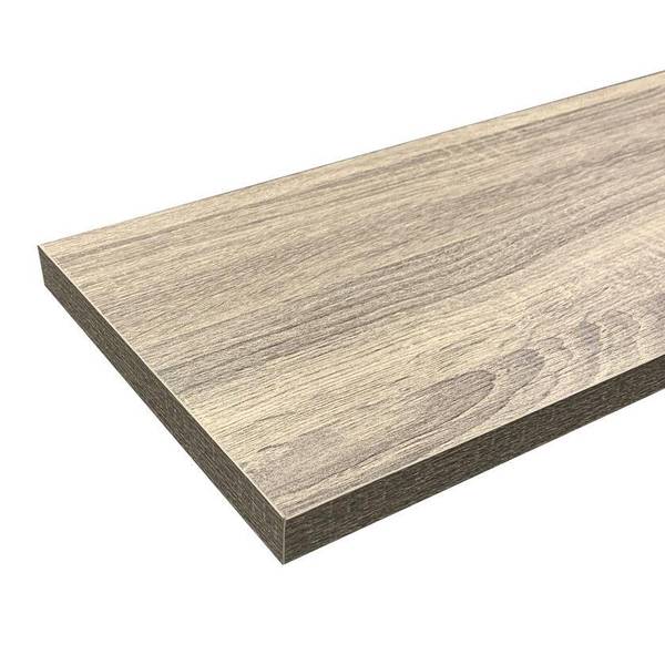 Photo of 24"X9.25"X1" Floating Shelf- Gray Oak
