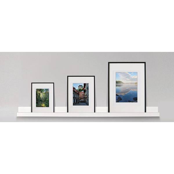 Photo of 23.5"X4"X1.35" Floating Shelf- White