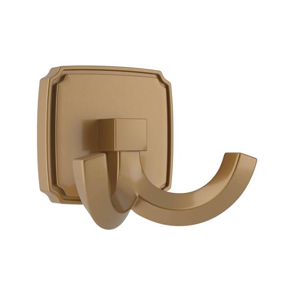 Photo of 2 1/8"X2 19/32' Transitional Metal Double Hook - Champagne Bronze
