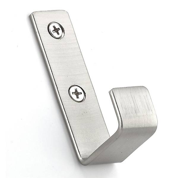 Photo of Utility Metal Hook- Brushed Nickel
