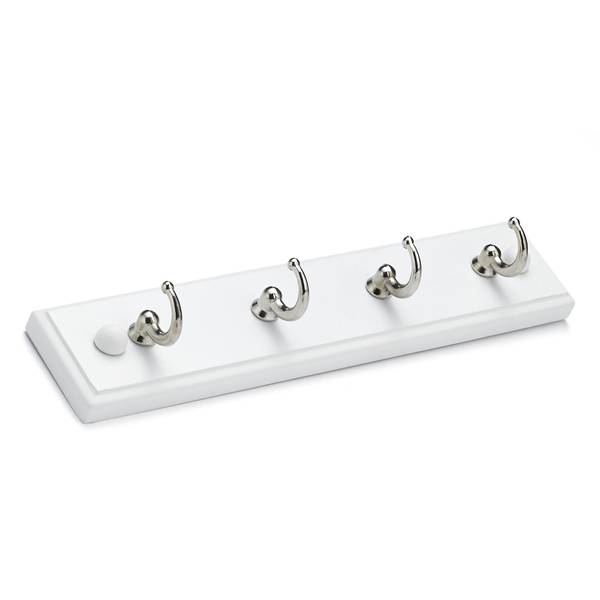 Photo of Utility Key 4 Hook Rack-White