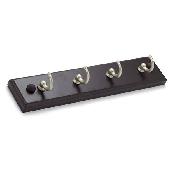 Photo of Utility Key 4 Hook Rack- Espresso