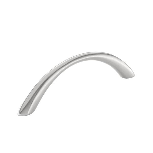 Photo of 10 Pack 96mm Contemporary Metal Bow Pulls - Brushed Nickel