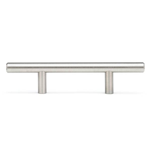 Photo of 6 Pack 76mm Contemporary Steel Pulls - Brushed Nickel