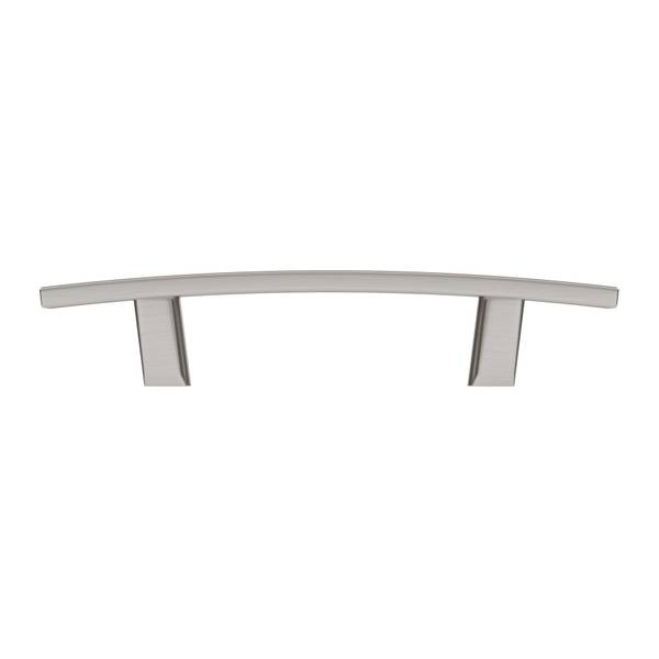 Photo of 10 Pack 3" Transitional Metal Curved Pulls - Brushed Nickel