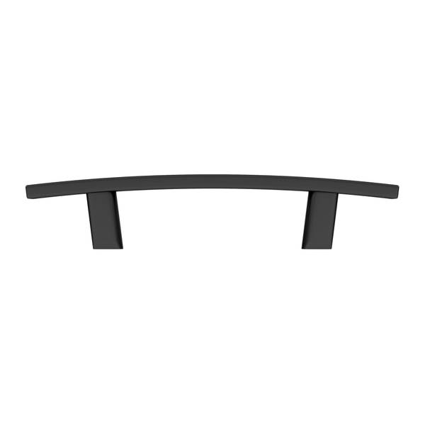 Photo of 10 Pack 3" Transitional Metal Curved Pulls -Matte Black