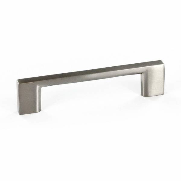 Photo of 10 pack 96mm Contemporary Straight Metal Pulls- Brushed Nickel