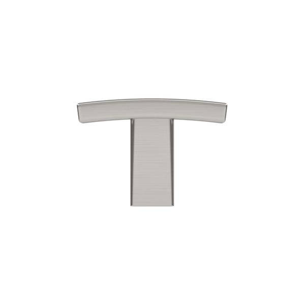 Photo of 10 Pack 38mm Transitional Metal Curved Knobs -Brushed Nickel