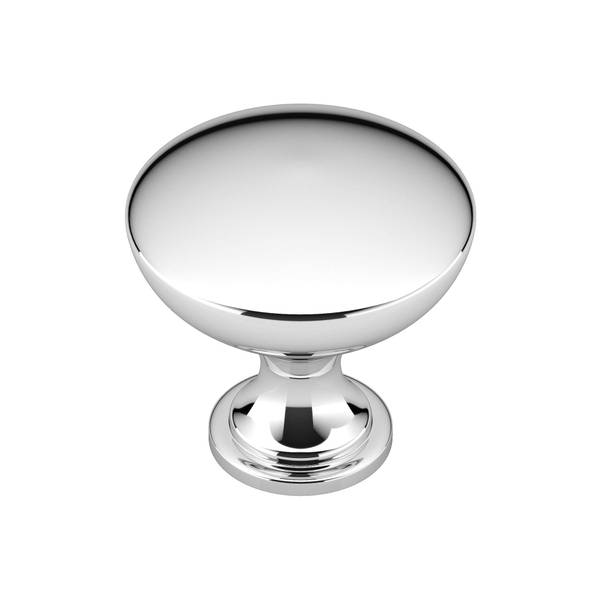 Photo of 10 Pack 30mm Contemporary Flared Base Metal Knobs - Chrome