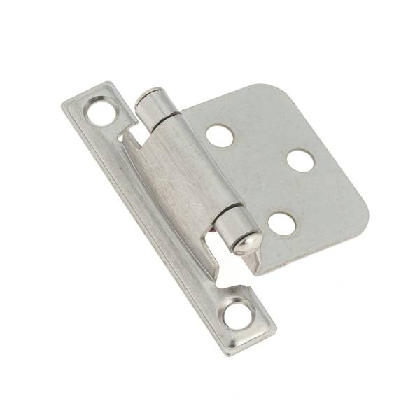 Photo of 20 Pack Semi-Concealed Self-Closing Hinge- Brushed Nickel