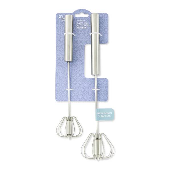 Photo of 2-piece Set Easy Use Rotating Whisks