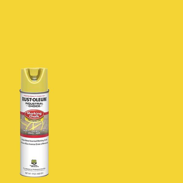 Photo of 17 oz Industrial Choice MC1800 Yellow Marking Chalk Spray