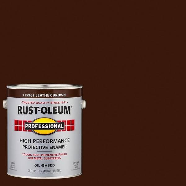 Photo of 1 gal Professional Gloss Leather Brown Protective Enamel
