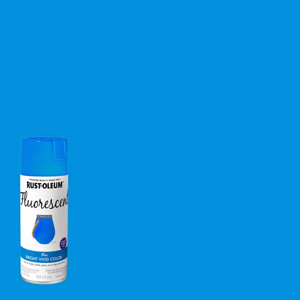 Photo of 11 oz Fluorescent Blue Spray Paint