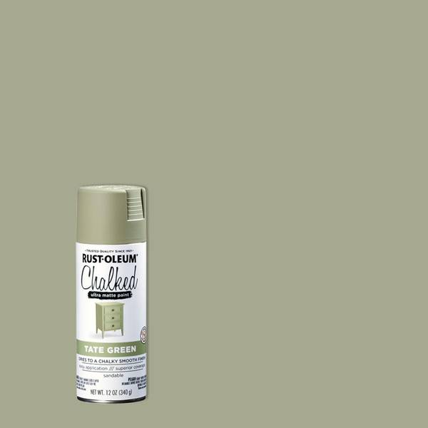 Photo of 12 oz Chalked Ultra Matte Tate Green Spray Paint