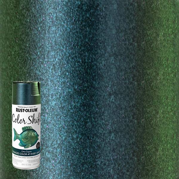 Photo of 11 oz Color Shift Lime Lagoon Spray Paint
