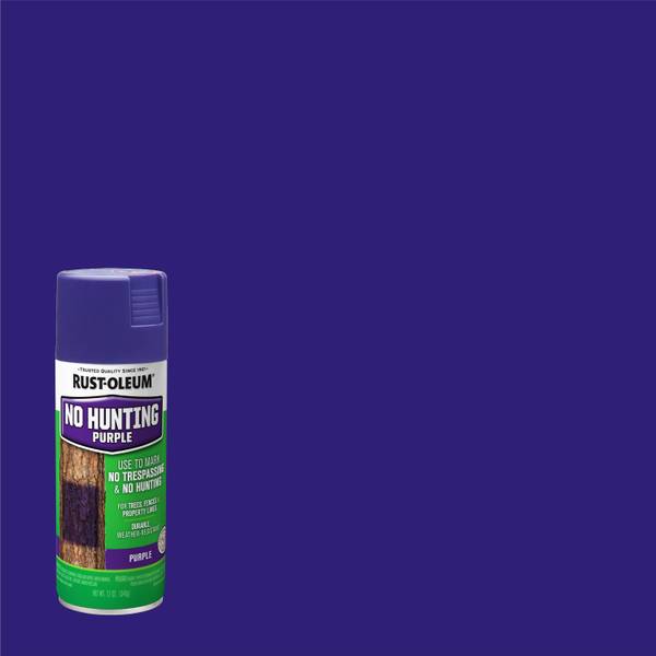 Photo of 12 oz No Hunting Purple Spray Paint