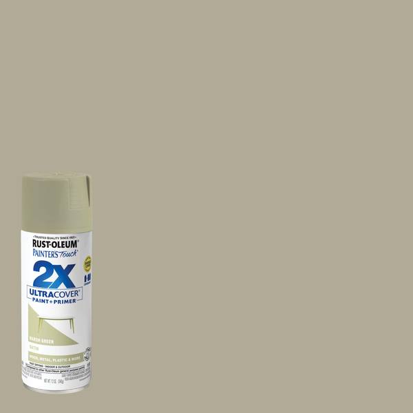 Photo of 12 oz Painter's Touch 2X Ultra Cover Satin Marsh Green Spray Paint
